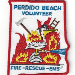 Perdido Beach Volunteer Fire Department logo