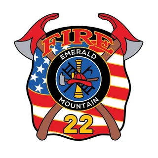 Emerald Mountain Volunteer Fire Department logo