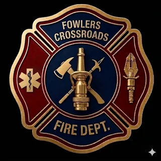 Fowler Crossroad's Volunteer Fire Department logo