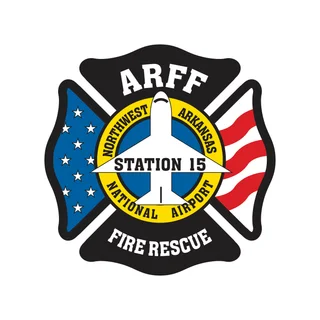 Northwest Arkansas National Airport Fire Department logo