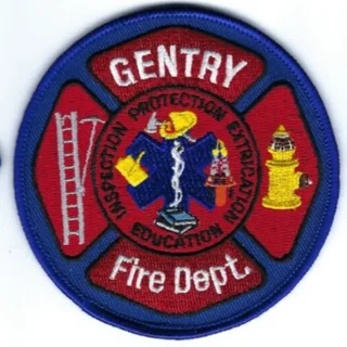 Gentry Volunteer Fire Department logo