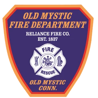 Old Mystic Fire Department logo
