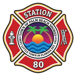 Palm Beach Shores Fire Department logo