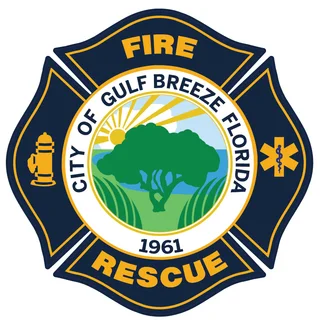 Gulf Breeze Fire - Rescue logo