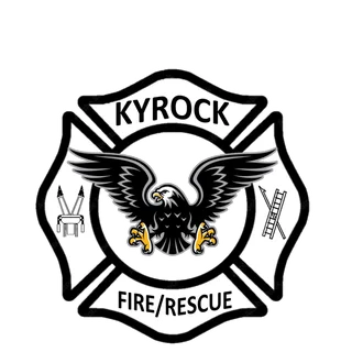 Kyrock Volunteer Fire Department logo