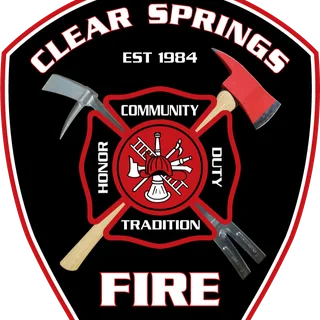 Clear Springs Volunteer Fire Department logo