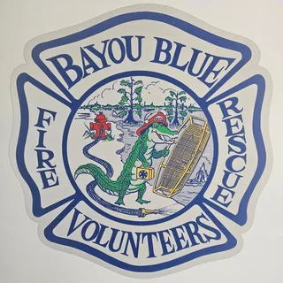 Bayou Blue Volunteer Fire Department logo