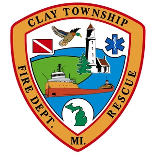 Clay Township Mainland Fire Department logo