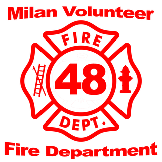 Milan Fire Department logo