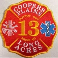 Coopers Plains Long Acres Fire Department logo