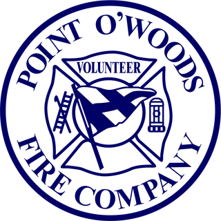 Point O' Woods Volunteer Fire Department logo