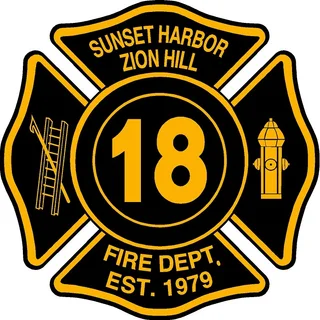 Sunset Harbor & Zion Hill Volunteer Fire Department logo