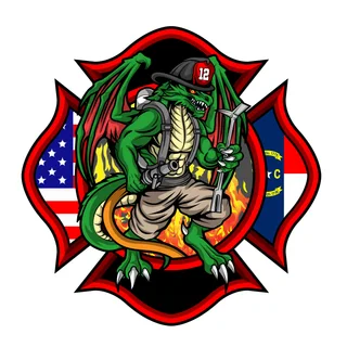 Gaston Volunteer Fire Department logo