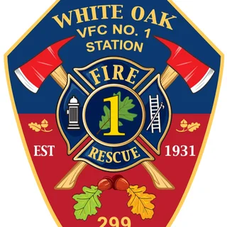 White Oak Volunteer Fire Company #1 logo
