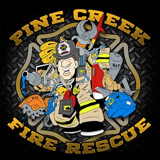 Pine Creek Township Volunteer Firemen's Association logo