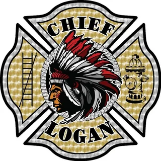 Chief Logan Volunteer Fire Department logo