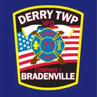 Derry Township Volunteer Fire Department Company #1 of Bradenville logo