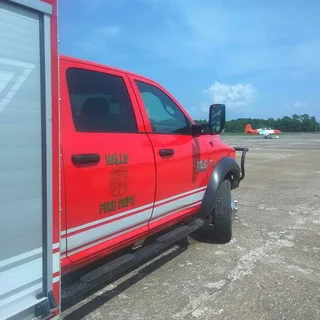 Halls Fire Department logo