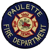 Paulette Volunteer Fire Department logo