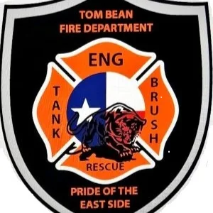 Tom Bean Volunteer Firefighters logo