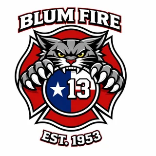 Blum Volunteer Fire Department logo