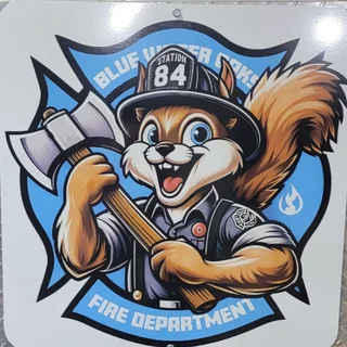 Blue Water Oaks Volunteer Fire Department logo