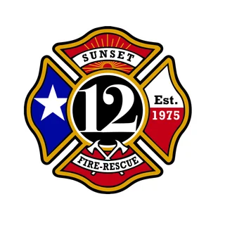 Sunset Volunteer Fire Department logo