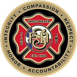 City Of Sweetwater Fire Department logo