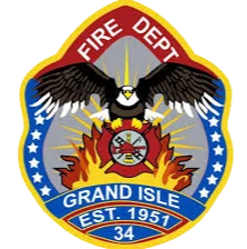 Grand Isle Volunteer Fire Department logo