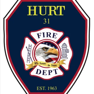 Hurt Volunteer Fire Department logo