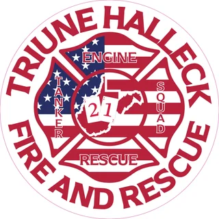 Triune-Halleck Volunteer Fire Department logo