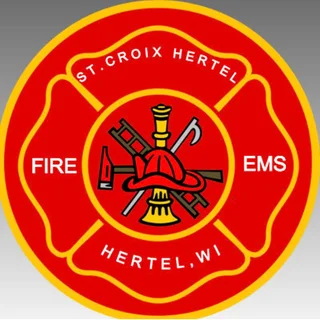St Croix Hertel Volunteer Fire Department logo