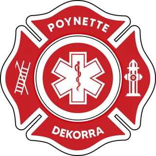 Poynette Dekorra Fire Department logo
