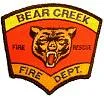 Bear Creek Volunteer Fire Department logo