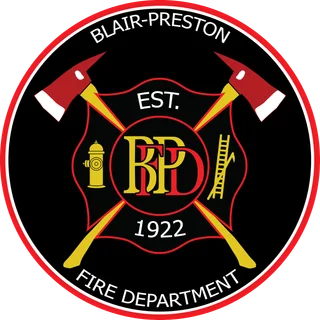 Blair-Preston Fire Department logo