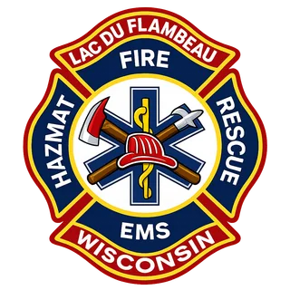 Lac Du Flambeau Fire Department logo