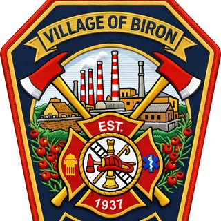 Biron Volunteer Fire Department logo